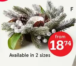 Kitchen Stuff Plus Hearth & Pine Candle Centrepiece offer