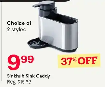 Kitchen Stuff Plus Sinkhub Sink Caddy offer