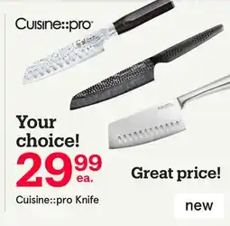 Kitchen Stuff Plus Cuisine:: pro Knife offer