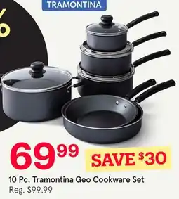 Kitchen Stuff Plus 10 Pc. Tramontina Geo Cookware Set offer