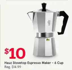 Kitchen Stuff Plus Hauz Stovetop Espresso Maker-6 Cup offer