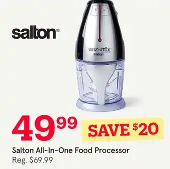 Kitchen Stuff Plus Salton All-In-One Food Processor offer