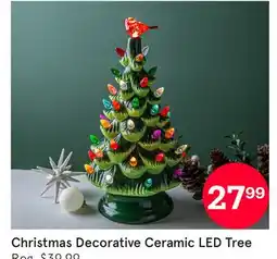 Kitchen Stuff Plus Christmas Decorative Ceramic LED Tree offer