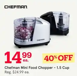 Kitchen Stuff Plus Chefman Mini Food Chopper-1.5 Cup offer