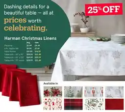 Kitchen Stuff Plus Herman Christmas Linens offer