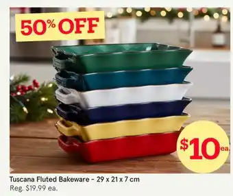 Kitchen Stuff Plus Tuscana Fluted Bakeware - 29 x 21 x 7 cm offer