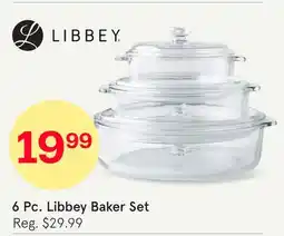 Kitchen Stuff Plus 6 Pc. Libbey Baker Set offer