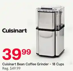 Kitchen Stuff Plus Cuisinart Bean Coffee Grinder-18 Cups offer