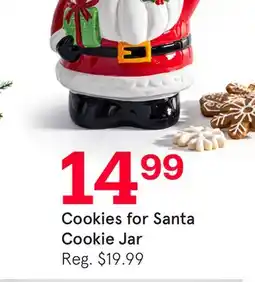 Kitchen Stuff Plus Cookies for Santa Cookie Jar offer