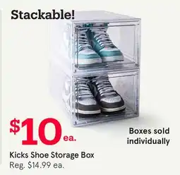 Kitchen Stuff Plus Kicks Shoe Storage Box offer