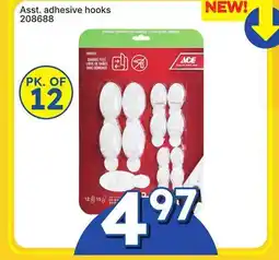 Rossy Asst. adhesive hooks offer