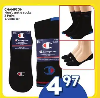 Rossy CHAMPION Men's ankle socks offer