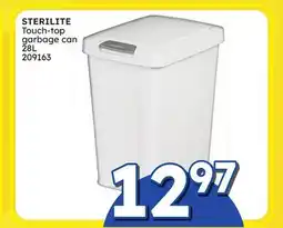 Rossy STERILITE Touch-top garbage can offer