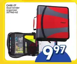 Rossy CASE-IT Dual binder organizer offer