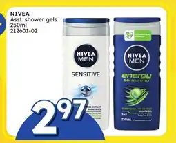 Rossy NIVEA Asst. shower gels offer