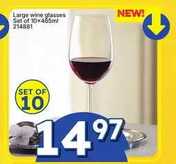 Rossy Large wine glasses offer
