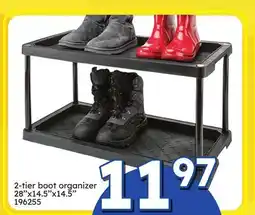 Rossy 2-tier boot organizer offer