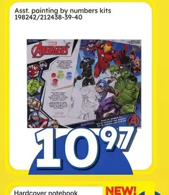 Rossy Asst. painting by numbers kits offer