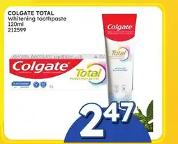 Rossy COLGATE TOTAL Whitening toothpaste offer