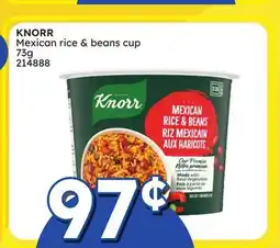 Rossy KNORR Mexican rice & beans cup offer