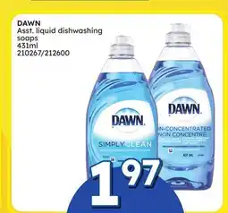 Rossy DAWN Asst. liquid dishwashing soaps offer