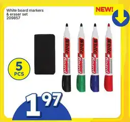 Rossy White board markers & eraser set offer