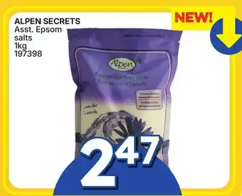 Rossy ALPEN SECRETS Asst. Epsom salts 1kg offer