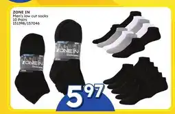 Rossy ZONE IN Men's low cut socks offer