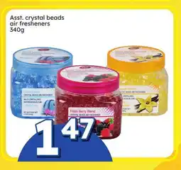 Rossy Asst. crystal beads air fresheners offer
