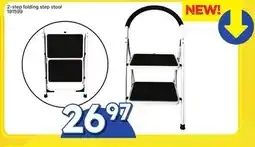 Rossy 2-step folding step stool offer