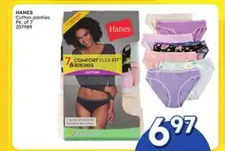 Rossy HANES Cotton panties offer