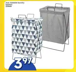 Rossy Asst. foldable laundry baskets offer
