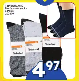 Rossy TIMBERLAND Men's crew socks offer