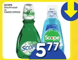 Rossy SCOPE Mouthwash offer