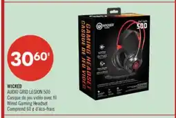 Pharmaprix WICKED AUDIO GRID LEGION 500 Wired Gaming Headset offer