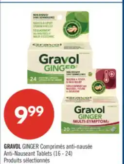 Pharmaprix GRAVOL GINGER Anti-Nauseant Tablets offer