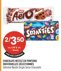 Pharmaprix Selected Nestlé Single Serve Chocolate offer