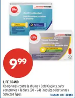 Pharmaprix LIFE BRAND Cold Caplets or Tablets offer