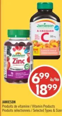 Pharmaprix JAMIESON Vitamin Products offer