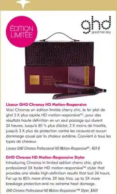 Pharmaprix GHD Chronos Professional HD Motion-Responsive Styler offer