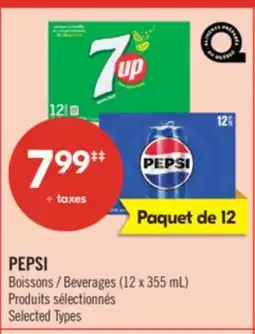 Pharmaprix PEPSI Beverages (12 x 355 mL) offer