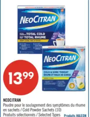Pharmaprix NEOCITRAN Cold Powder Sachets offer