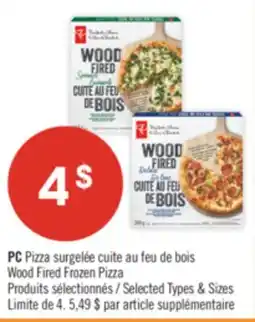 Pharmaprix PC Wood Fired Frozen Pizza offer