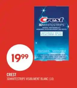 Pharmaprix CREST 3DWHITESTRIPS VISIBLMENT BLANC offer