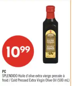 Pharmaprix PC SPLENDIDO Cold Pressed Extra Virgin Olive Oil (500 mL) offer