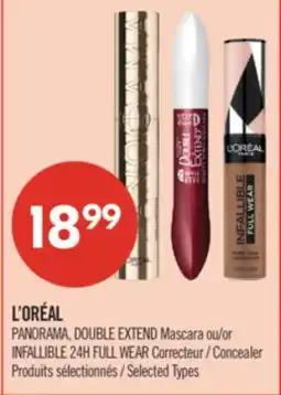Pharmaprix L'ORÉAL PANORAMA, DOUBLE EXTEND Mascara or INFALLIBLE 24H FULL WEAR Concealer offer