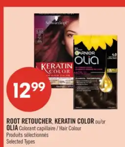 Pharmaprix ROOT RETOUCHER, KERATIN COLOR or OLIA Colorant Hair Colour offer