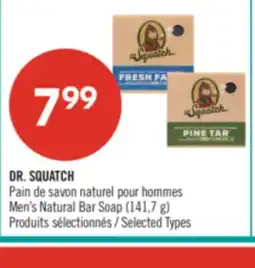 Pharmaprix DR. SQUATCH Men's Natural Bar Soap offer