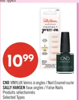Pharmaprix CND VINYLUX Nail Enamel or SALLY HANSEN False Nails offer