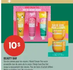 Pharmaprix BEAUTY BAR Hand Cream Trio or Body Care Duo Set offer